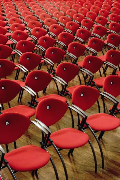 istock Red chairs in a theater. Musis Sacrum Arnhem 2204575580
