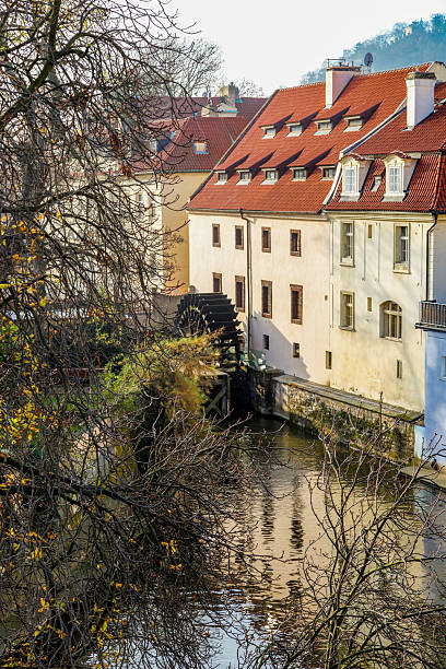 istock A small town with a river running through it in Prague Czech Republic 2204575711
