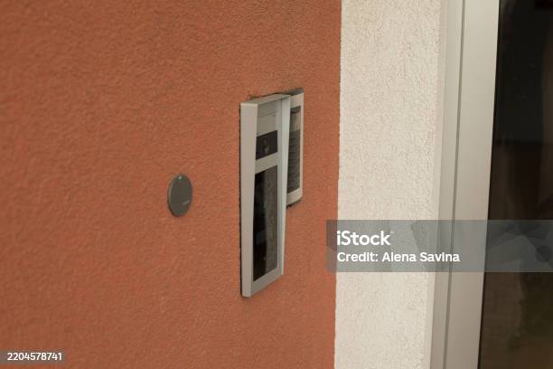 Wall Intercom System Featuring An Integrated Background View ...