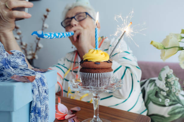 istock Senior woman at home 2204582261