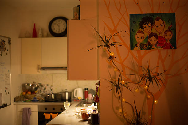 Dining Room Ready for a Family Meal.