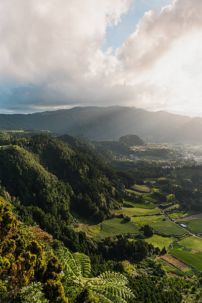 istock Sunrise view of Lombo dos Milhos Viewpoint 2204588955
