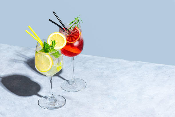 istock Summer Citrus Spritzer Cocktails. Hugo Spritz. 2204589262