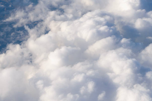 istock Aerial cloudscape view covered with cloud. Aerial cloudy sky view. Cloud view from plane. Sky in cloud. Cloudscape with cloudy weather. Cloud and cloudscape aerial sky 2204595230