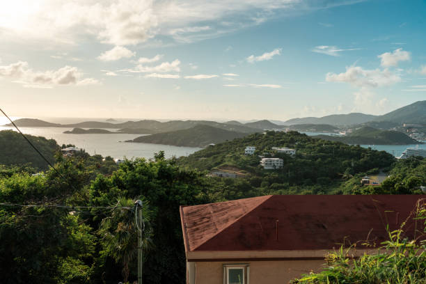 House over looking the tropical port city of Charlotte Amalie