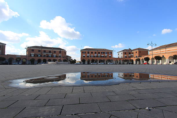 istock Tresigallo, UNESCO metaphysical city, Italy 2204599238