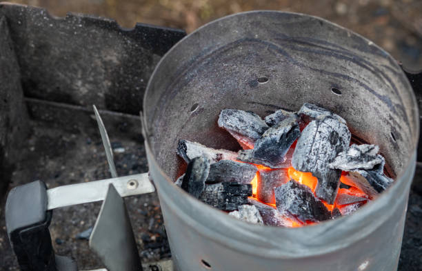 istock Hot coals for the barbecue. 2204602092