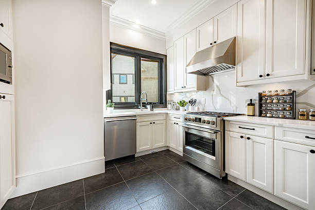 istock Enormous modern farmhouse kitchen interior 2204604924
