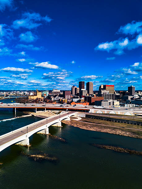 istock Dayton, OH Drone Photo - Miami River 2204604948