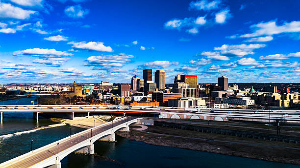 istock Dayton, OH Drone Photo - Miami River 2204604949