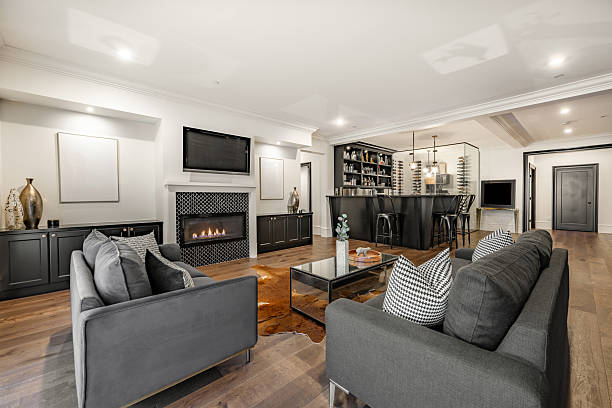 istock Luxurious and elegant living room interior 2204605132