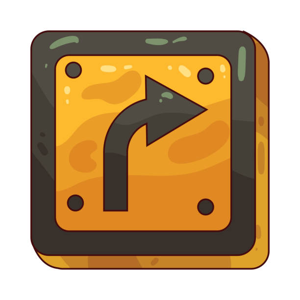 Turn Car Sign 150+ Car Turning Right Stock Illustrations, Royalty-Free Vector ...