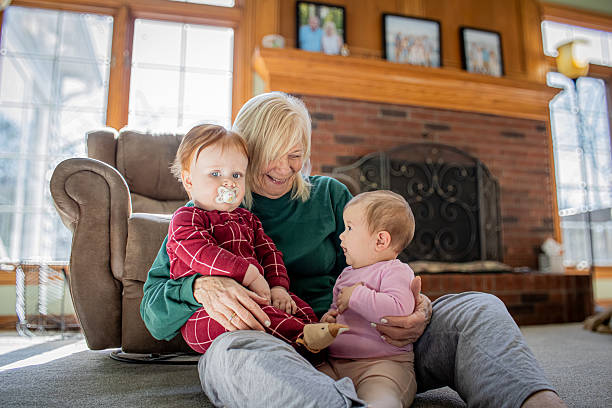 istock Grandma playing with grandchildren 2204612295