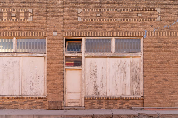 istock Boarded up building in a small Texas town. 2204614110