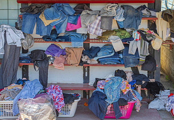 istock Messy Chaos Wardrobe Closet 2204619389