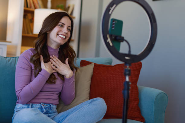 istock Woman working remotely in home office, at workplace with computer as freelancer 2204623081