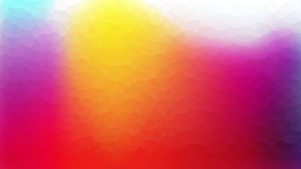 colorful Lowpolly background with seamless abstract pattern of polygons and triangles