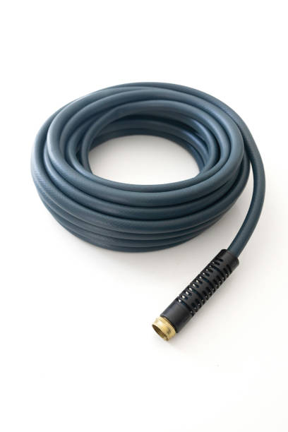 istock Garden Hose isolated on white background 2204653585