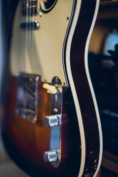 istock Vintage electric guitar 2204654207