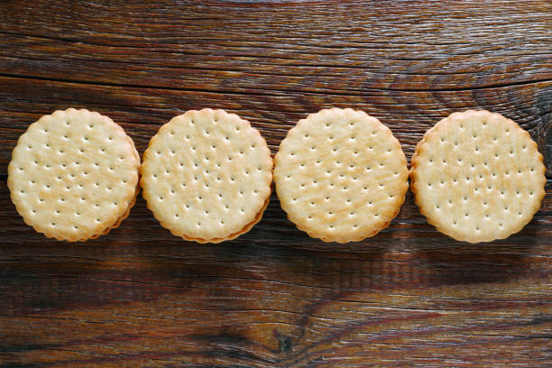 istock Cookies with cream filling 2204658614