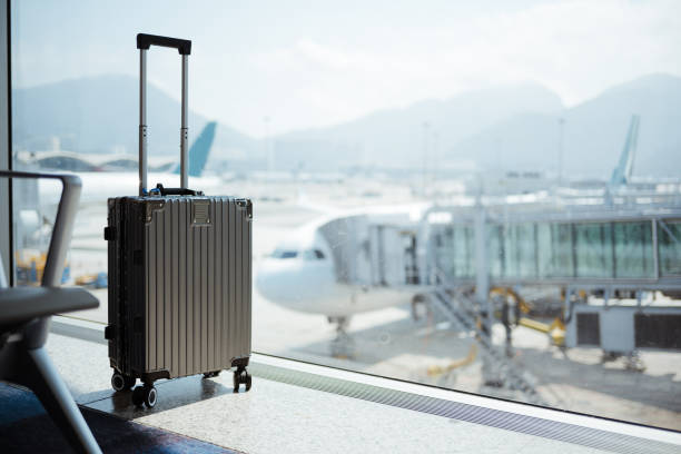 istock Luggage In Airport. 2204662032