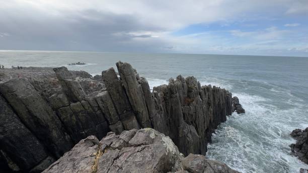 istock Stormy Sea and Rocky Coast 2204665838