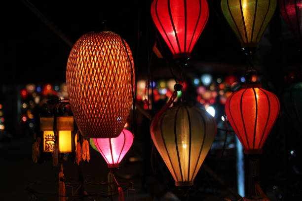 istock Vibrant traditional Vietnamese lanterns 2204672318