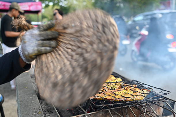 grilled fish street food style