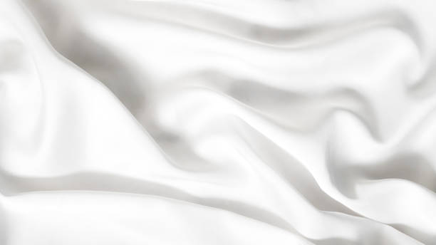 istock A simple and clean white fabric with a soft and smooth texture 2204677230