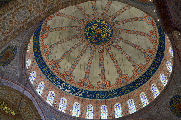 Interior Of The Blue Mosque,Istanbul,Turkey