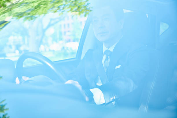 Business man drive