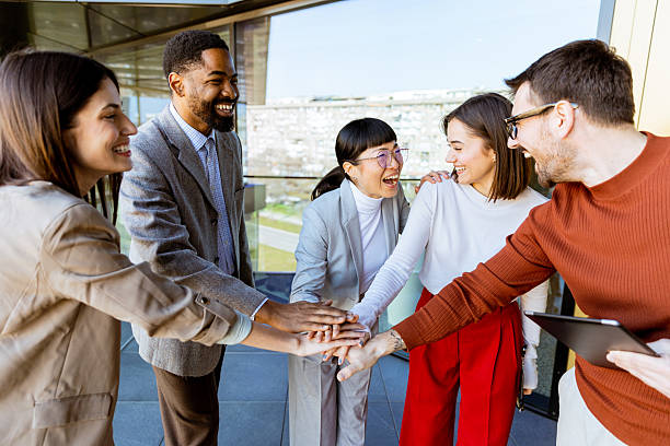 istock Team members engage in a joyful collaboration during a strategy meeting in a modern office setting 2204682682