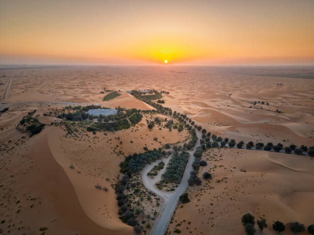 istock Stunning Sunset Over Serene Desert Landscape 2204685983