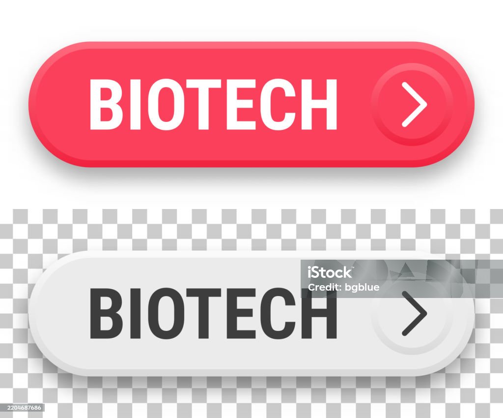 Biomedical Engineering Buttons Biotech 3d Click Web Buttons On Blank Background Stock Illustration ...