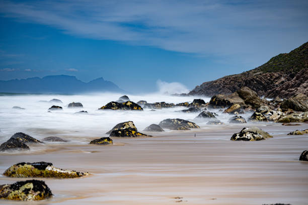 Kogel Bay Beach with Scenic View, long Exposure