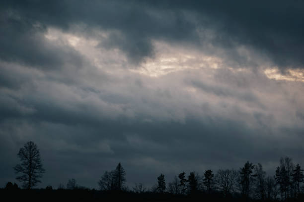 Full frame shot of a cloudy sky during sunset