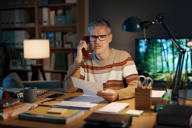 istock Worried frustrated customer calling the customer service 2204699942