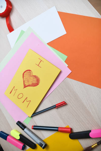 istock DIY Birthday Card for Mom with Hand-Drawn Heart Design 2204704743