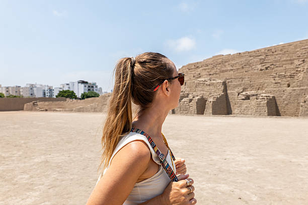 istock Tourist Exploring Ancient Ruins on a Sunny Day 2204709048