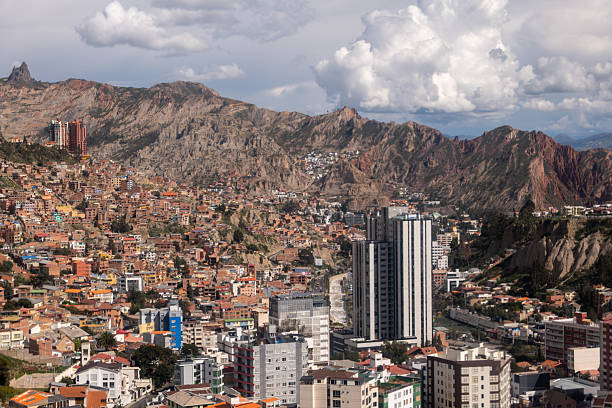 istock Urban Skyline and Mountain View in La Paz 2204710899