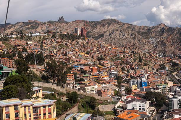 istock Urban Skyline and Mountain View in La Paz 2204710904