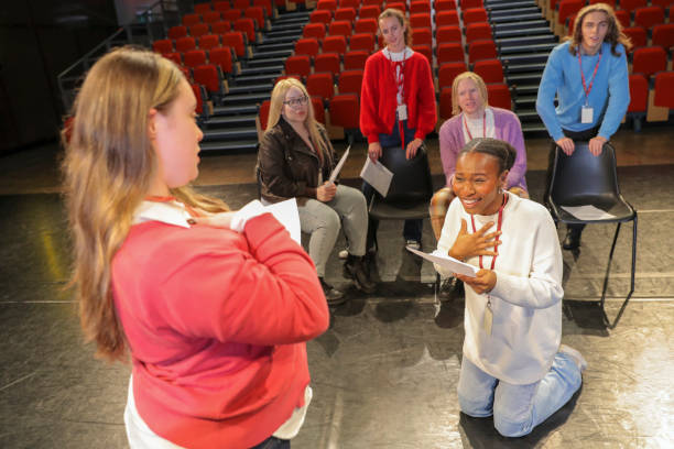 istock Actors with disabilities rehearsing on stage 2204719023