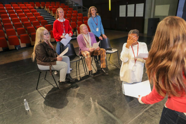 istock Actors with disabilities rehearsing on stage 2204719028