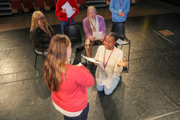 istock Actors with disabilities rehearsing on stage 2204719083