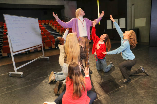 istock Actors with disabilities rehearsing on stage 2204719088
