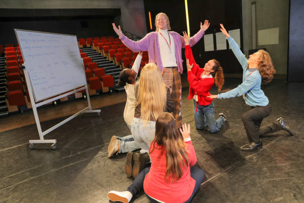 istock Actors with disabilities rehearsing on stage 2204719103