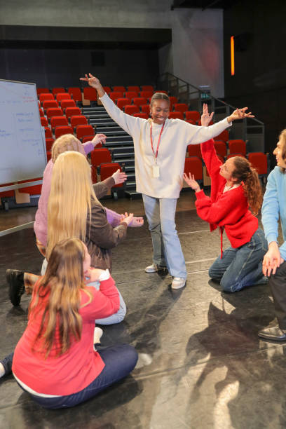 istock Actors with disabilities rehearsing on stage 2204719129