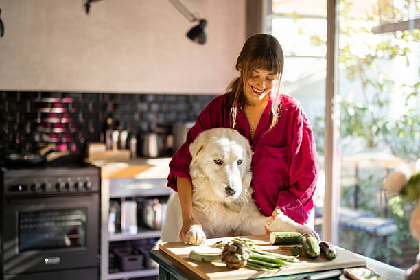 istock Cooking with a Loyal Companion 2204727957