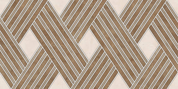 istock Seamless Geometric Design with Natural Textures. Parquet 2204732588
