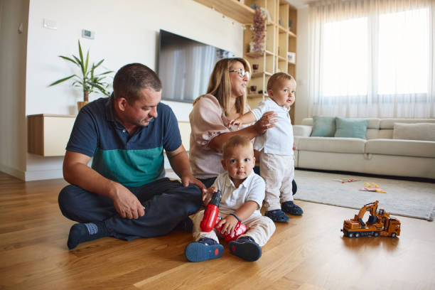 istock Playful family enjoying the day 2204744872